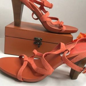 STRAPPY JOAN & DAVID SUEDE SANDALS